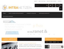 Tablet Screenshot of intranetizen.com